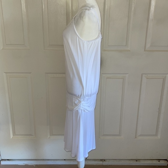 Lascana For Venus White Drop Waist Dress/Swim Cover - Picture 4 of 8